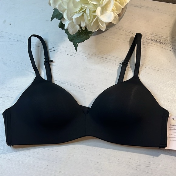 Auden Wirefree with Adjustable Straps, Lightly Lined, Black, Size 34A, NWT - Picture 3 of 7